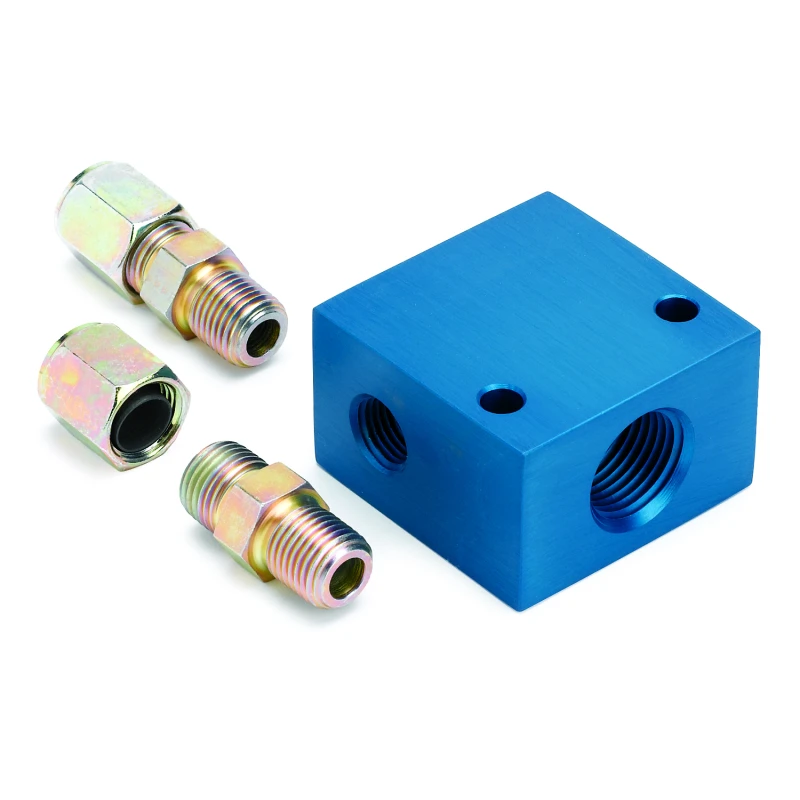Autometer Temperature Manifofld Adaptor for 3/8 O.D. Tubing