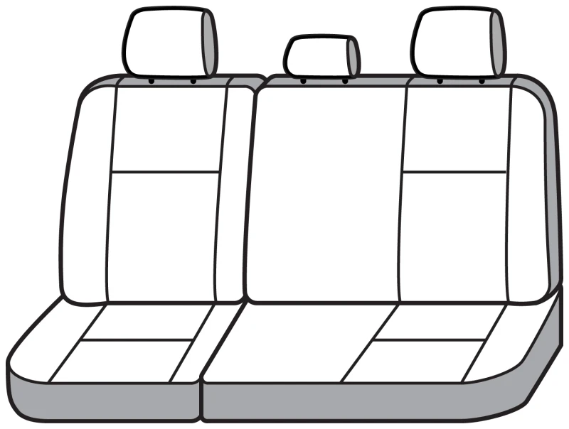 Covercraft 24-26 Toyota Tacoma Carhartt Super Dux PrecisionFit Custom 2nd Row Seat Covers - Gravel