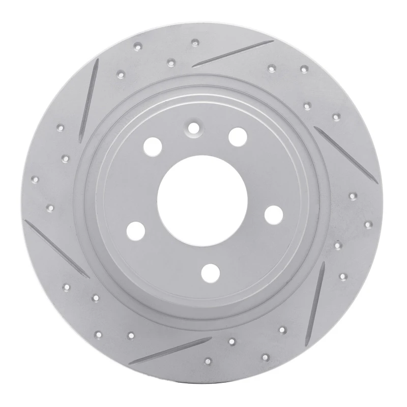 DFC 11-19 Buick Verano Rear Left Drilled & Slotted Geoperformance Rotor