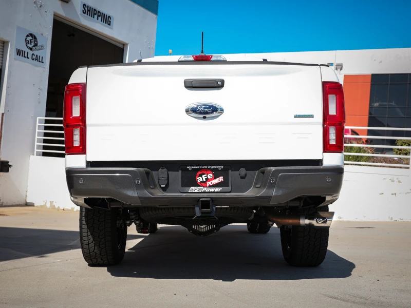 aFe Apollo GT Series 3 Zoll 409 SS Cat-Back Auspuff 2019 Ford Ranger 2.3L mit polierten Tips