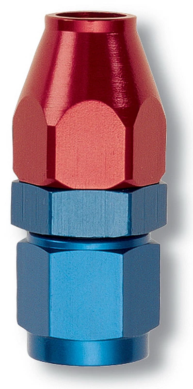 Russell Performance Rot/Blau -6 AN Weibliche Schwenkvorrichtung zu 3/8 Zoll Aluminiumrohr
