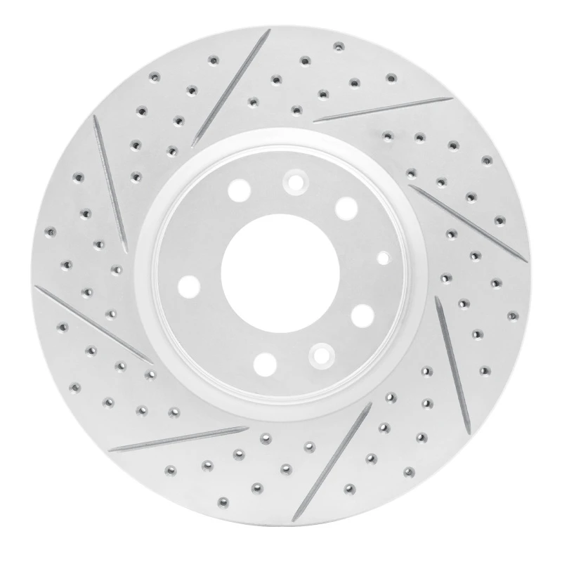 DFC 06-07 Mazda 6 Front Left Drilled & Slotted Geoperformance Rotor