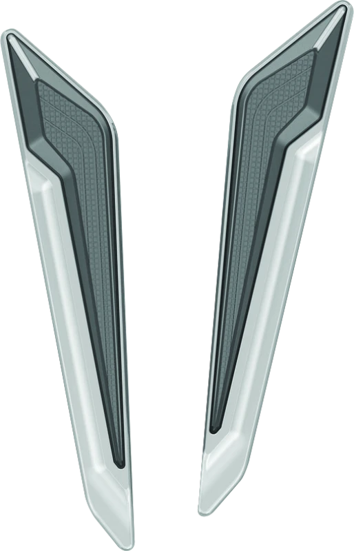 Kuryakyn Omni L.E.D. Fork Inserts Chrome for 2018-2020 Gold Wing