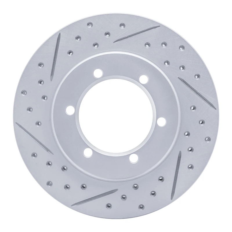 DFC 98-15 Nissan Np300 (Mexico) Front Left Drilled & Slotted Geoperformance Rotor