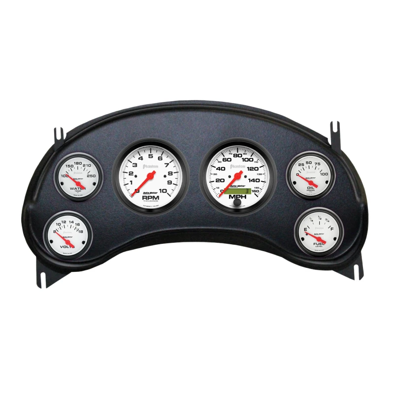 Autometer Phantom Direct Fit Dash Kit 98-04 Chevy S10 Truck (2 x 3-3/8in. / 4 x 2-1/16in.)