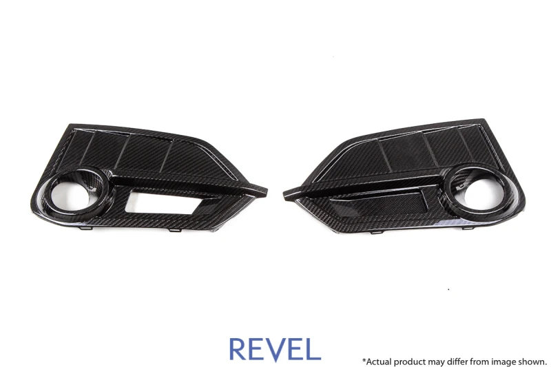 Revel GT Dry Carbon Front Fog Light Covers (Left & Right) für Honda Civic Type-R