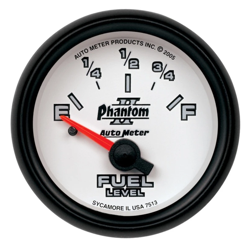 Autometer Phantom 2-1/16in 0-90 OHM Kraftstoffstandsanzeige