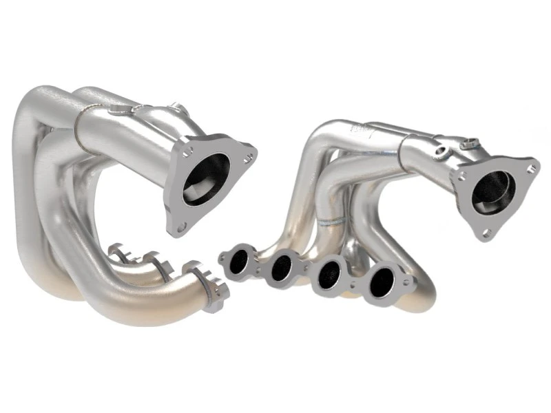 aFe Twisted 304SS Header 2020 Chevy Corvette (C8) 6.2L V8 - Bürstet