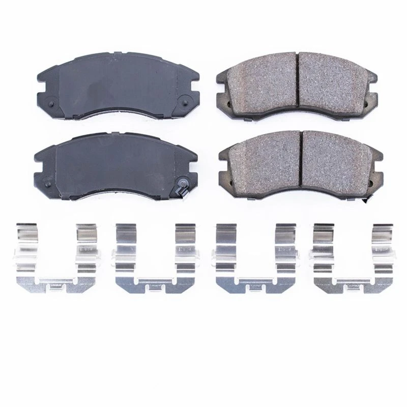 Power Stop Front Z17 Evolution Ceramic Brake Pads w/Hardware for 93-96 Subaru Impreza