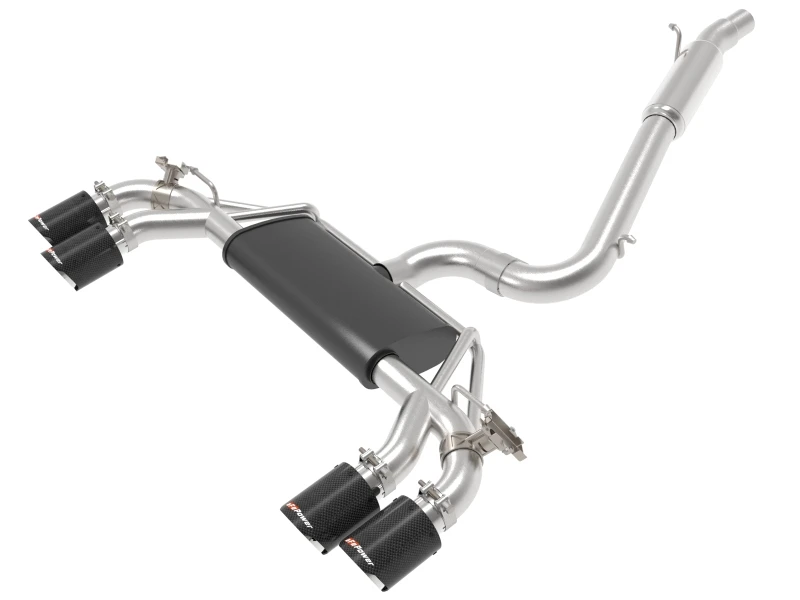 afe POWER MACH Force-Xp 15-19 Volkswagen Golf R L4-2.0L(T) 304 SS Kat-Abgasanlage - Carbon