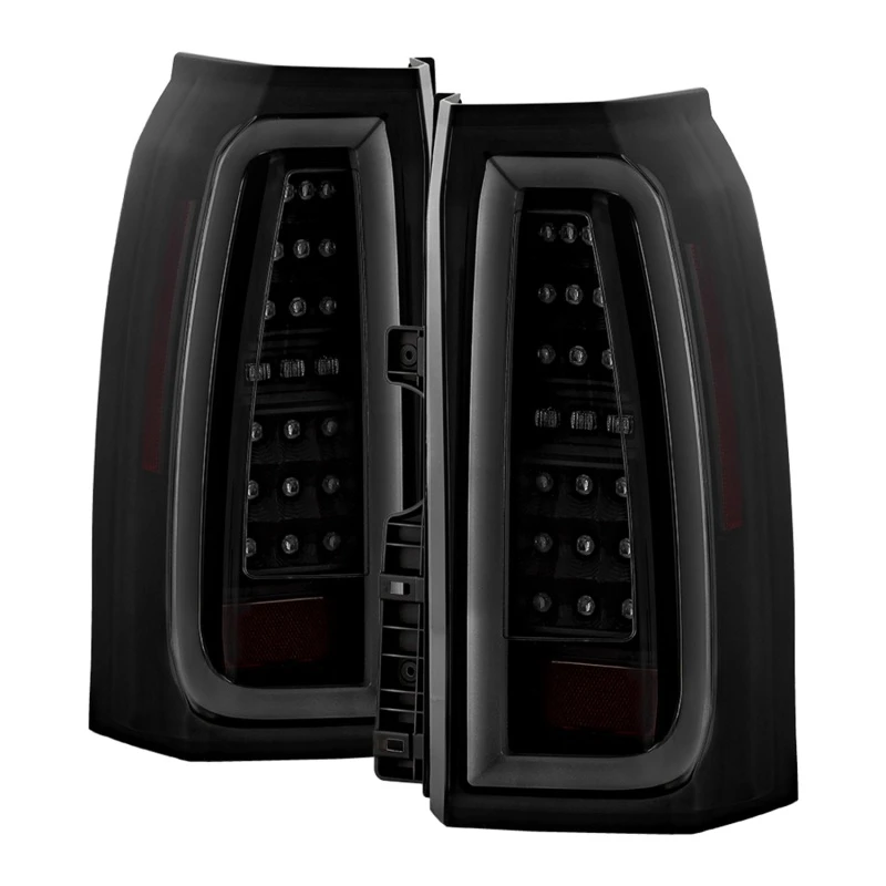 SPYDER 15-20 Chevy Tahoe Rear LED Taillights - Black Smoke (ALT-YD-CTA15-GRLED-BSM)
