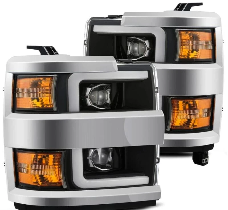 AlphaRex LUXX-Series Projector Headlights for 15-19 Chevy Silverado 2500/3500