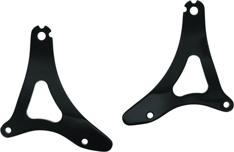 Kuryakyn Fixed Mounts Multi-Purpose Fahrer- und Soziusrückenlehne für 2014–2022 Touring-Modelle Schwarz