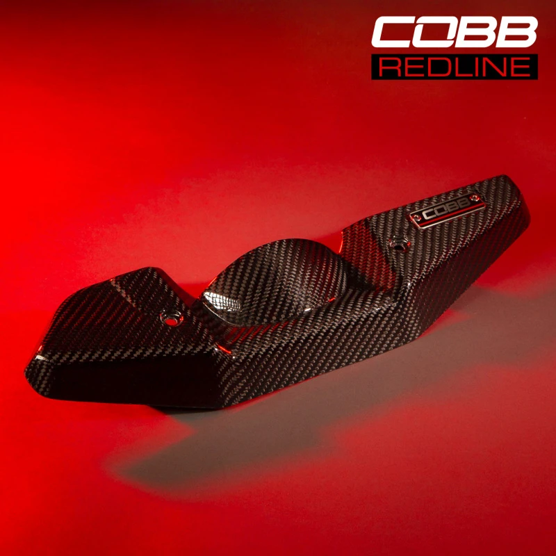 Cobb Redline Carbon Fiber Alternator Cover - Gloss Finish for 08-20 Subaru STI/08-14 Subaru WRX
