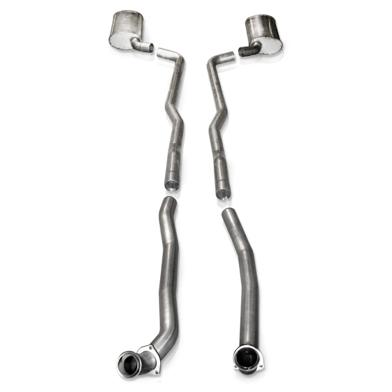 Stainless Works 1964-67 Corvette Auspuff BB Standard Trans 2-1/2in Factory Connect