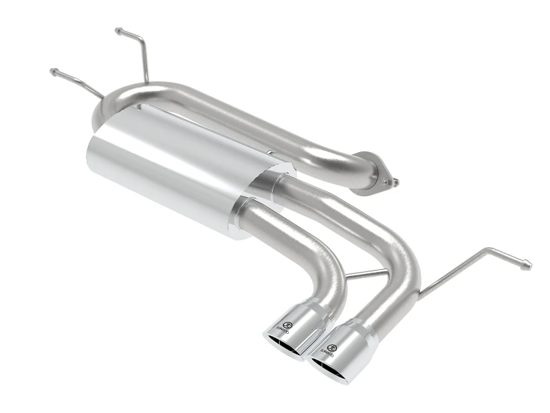 aFe Takeda 2-1/2 Zoll 304 Edelstahl Hinterachs-Abgasanlage mit polierter Spitze 16-19 Mazda Miata L4 2.0L