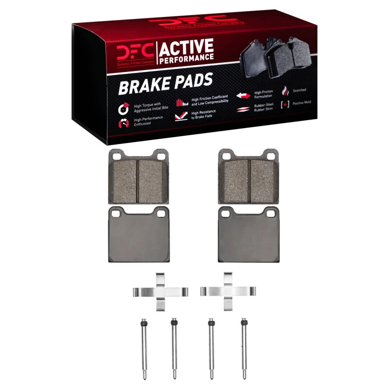 DFC 75-04 Volvo 262/244 Rear Active Performance Pads and Hardware Kit