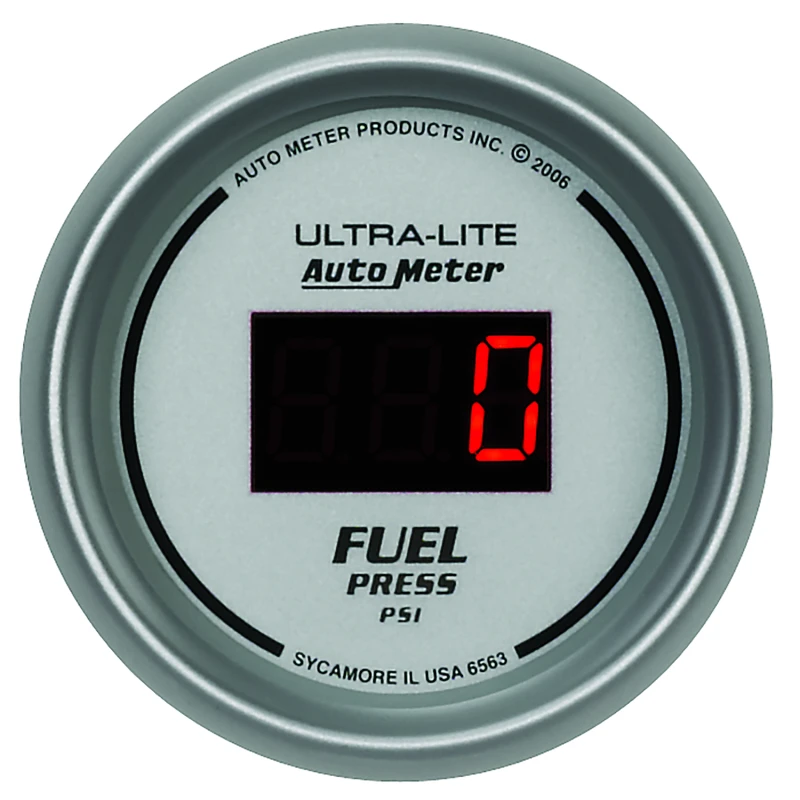 Autometer Ultra-Lite 52MM 5-100 PSI Digital Fuel Pressure Gauge