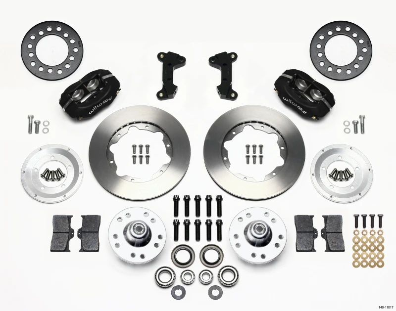 Wilwood Forged Dynalite Vorderrad-Kit 11,00 Zoll 74-80 Pinto/Mustang II Disc Spindel nur