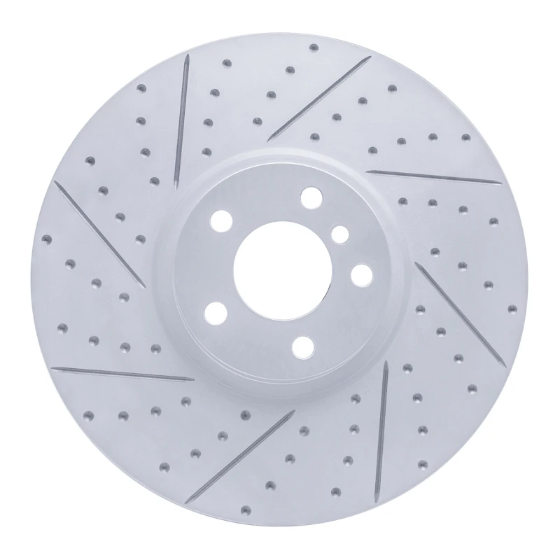 DFC 10-11 BMW X6 Right Front Drilled & Slotted Geoperformance Rotor