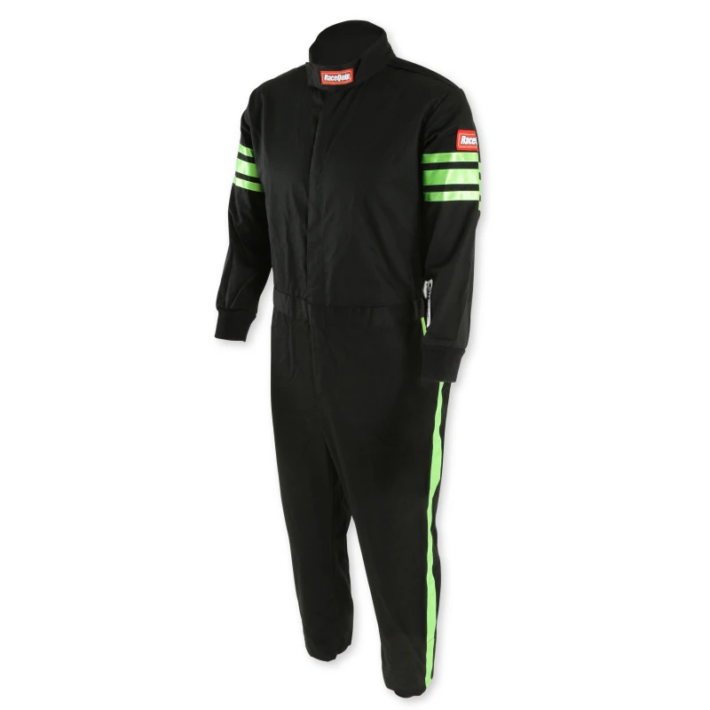 RaceQuip Green Trim SFI-1 JR. Suit - KXXL