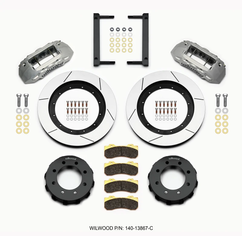 Wilwood TX6R Vorderes Kit 16,00 Zoll Klar Ano 2005-2012 Ford F250/F350 4WD