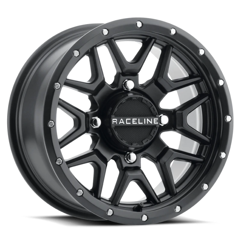 Raceline A94B Krank 14x7in / 4x156 BP / 10mm Offset / 132.5mm Bore - Satin Black Wheel