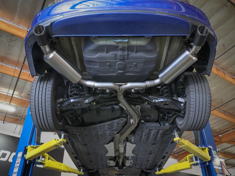aFe Takeda 2,5-Zoll-304-Edelstahl-Cat-Back-Auspuffanlage mit CF-Tipps 2022+ Honda Civic L4-1,5L (t)