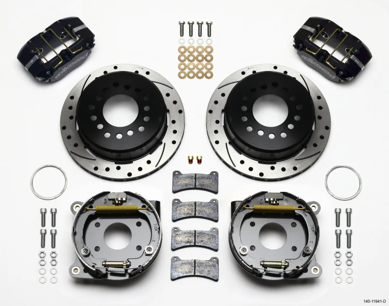 Wilwood Dynapro Low-Profile 11,00 Zoll P-Bremse Kit gebohrt AMC 71-74 2,60 Zoll Versatz