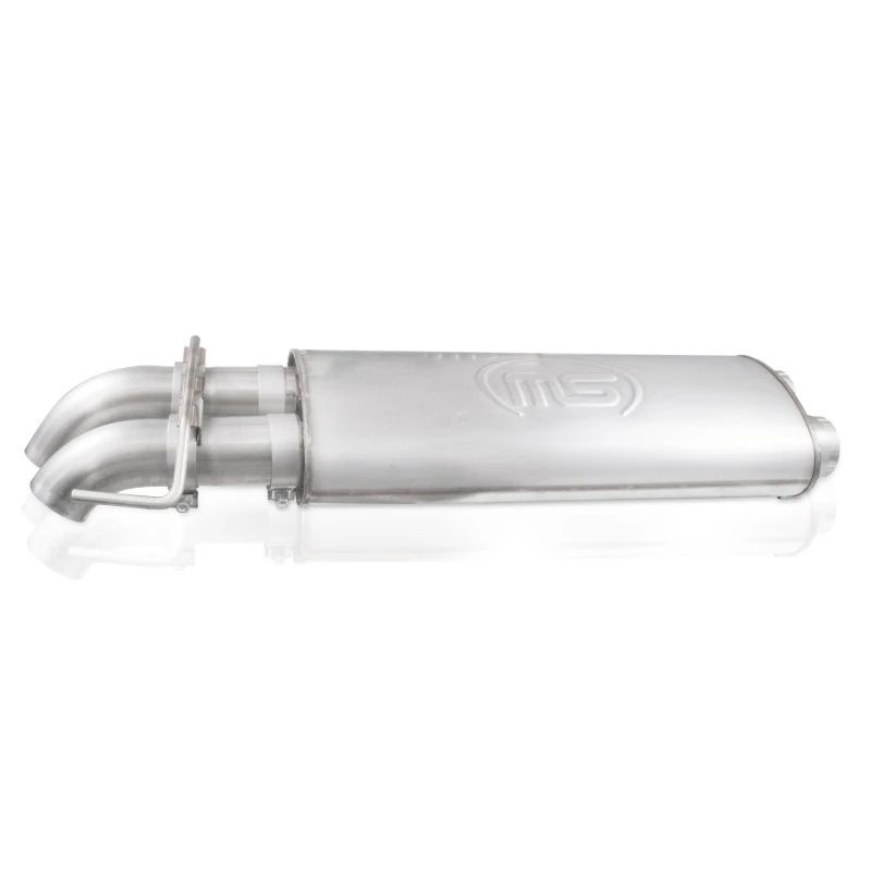 Stainless Works 2011-14 Ford F-150 Raptor Auspuff X-Rohr Resonator Dump vor der hinteren Achse