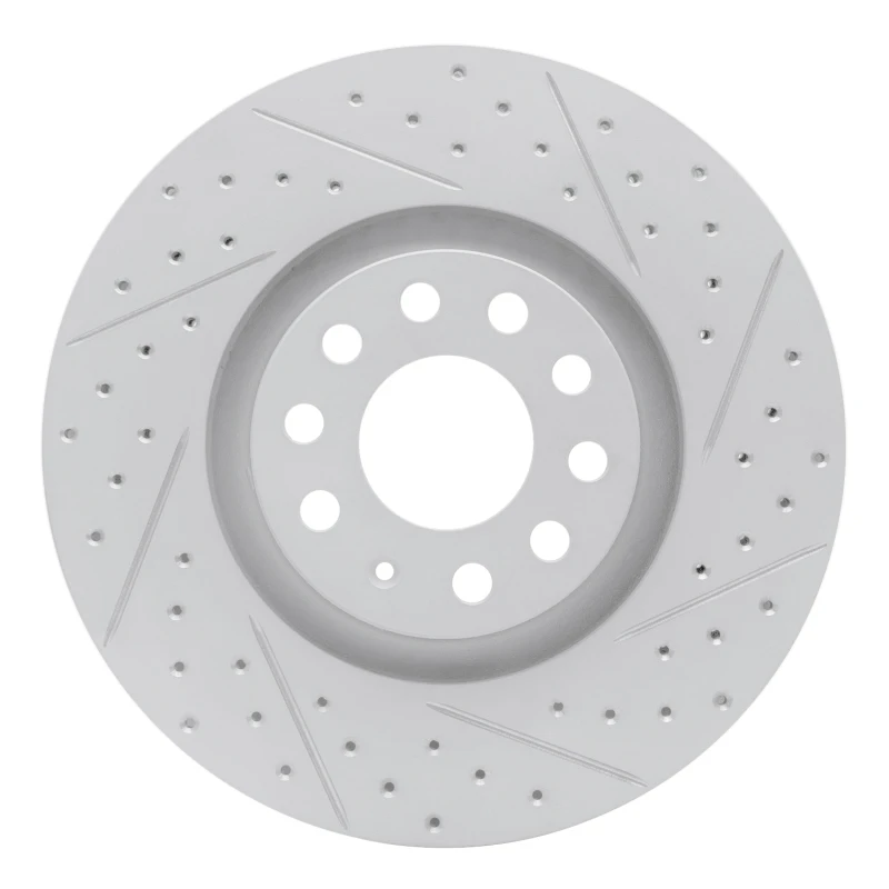 DFC 98-09 Audi A4 (USA/Canada) Front Right Drilled & Slotted Geoperformance Rotor