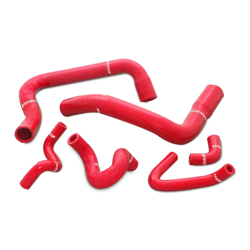 Mishimoto 86-93 Ford Mustang Rote Silikon-Schlauch-Kit