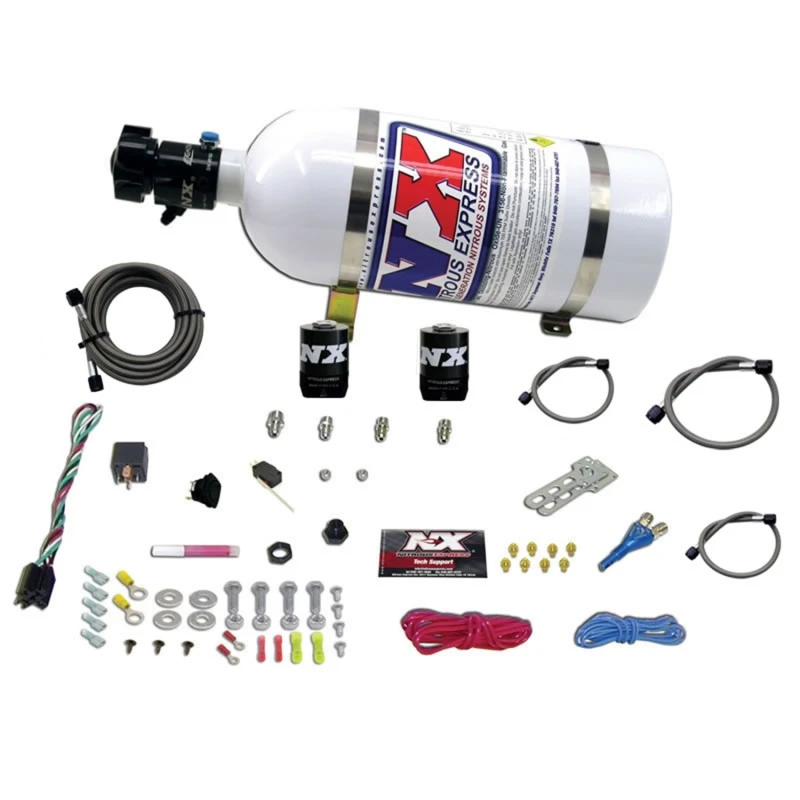 nitrous-express_20921-10-679432085bd33 Nitrous Express All Dodge EFI Single Nozzle Nitrous Kit (35-150HP) w/10lb Bottle