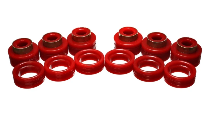 Energy Suspension 94-01 Dodge Ram 1500 / 94-02 Ram 2500/3500 Rote Karosserie (Fahrerhaus) Montagesatz
