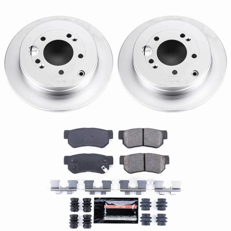 Power Stop 06-09 Hyundai Azera Rear Z23 Coated Brake Kit