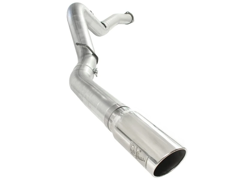 afe_49-04040-P-6792c5f5b1757 aFe ATLAS 5-Zoll-DPF-Back-Alu-Stahl-Auspuffanlage, polierte Spitze, GM-Diesel-Lastwagen 7,5-10 V8-6,6L td LMM