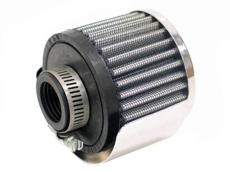 K&N 1-Zoll-Flansch-ID x 3-Zoll-Außendurchmesser x 2,5-Zoll-Höhe Klemm-Crankcase-Ventil-Filter