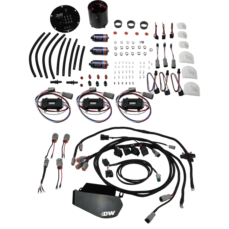 DeatschWerks 09-24 Nissan GT-R X3 Triple Pump Module w/ Triple DW810 Pumps/Controllers/PNP Harness
