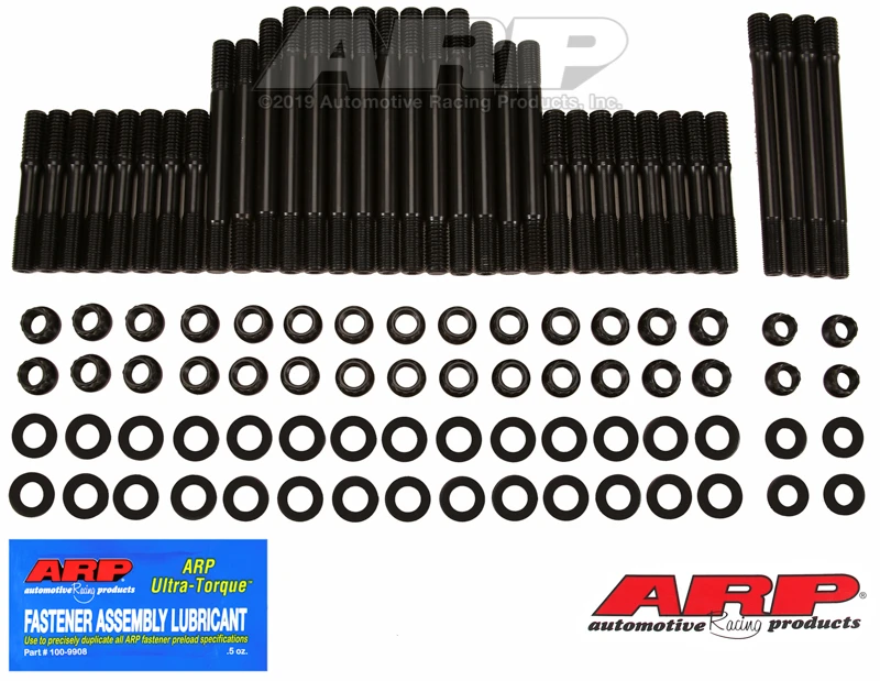 ARP SB Chevy Bowtie Block with 14° Pro Action Head Stud Kit