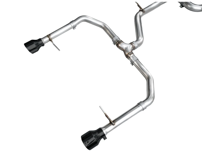 AWE 22-25 Volkswagen Jetta GLI Track Edition Exhaust - Diamond Black Tips
