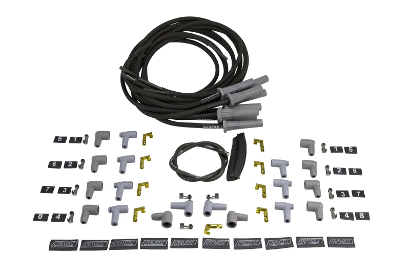 Fast Wire Set, Firewire W/ Sleeve, 8 Cyl., Straight Plug, Univ.
