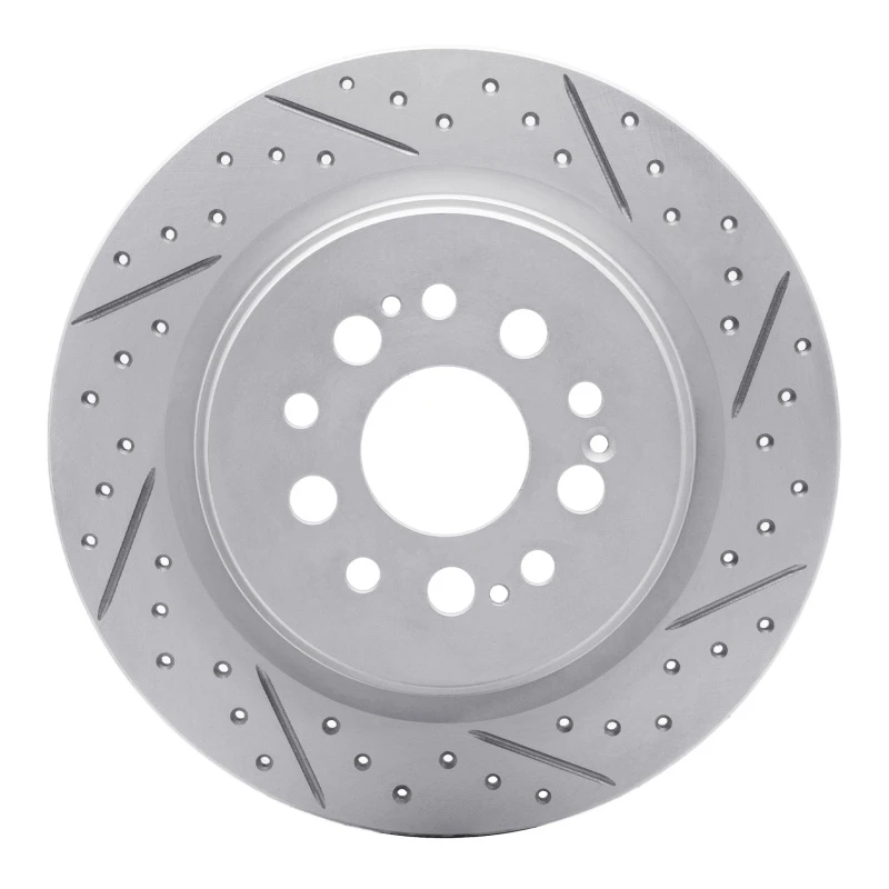 DFC 17-26 Acura Rdx Rear Right Drilled & Slotted Geoperformance Rotor