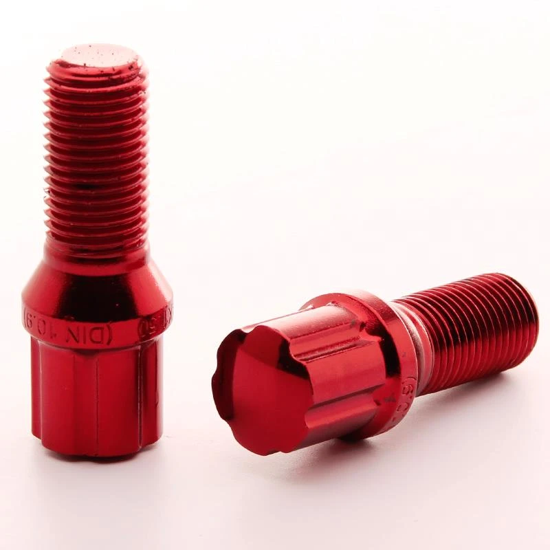 JR Stahl Rad Schrauben JB1 Bolts für VW Audi Skoda Seat  M14x1.5 Schwarz