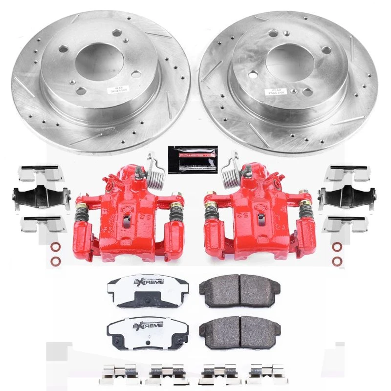 powerstop_KC741-26-67945e47374c6 Power Stop 01-02 Infiniti G20 Rear Z26 Street Warrior Brake Kit w/Calipers