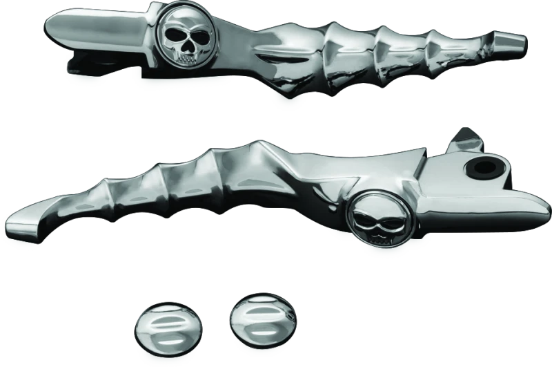 Kuryakyn Zombie Levers für 14-16 Harley Touring Chrom