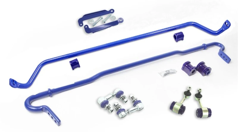 SuperPro Front / Rear 26mm F/24mm R Adjustable Sway Bar Link Set for 2015 Subaru WRX STI Launch Edition