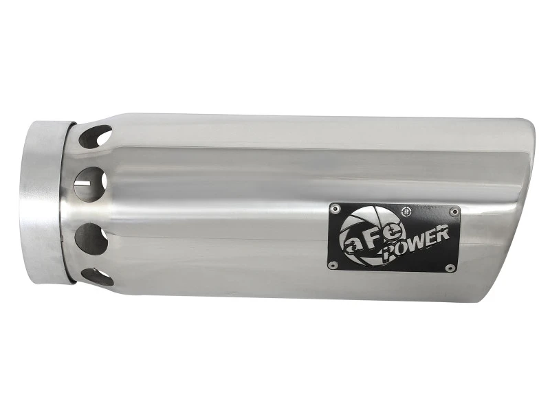 aFe MACHForce XP Cat-Back SS-304 5in Intercooled Exh Tip 5in In x 6in Outx16inL Bolt-On Right (Pol)