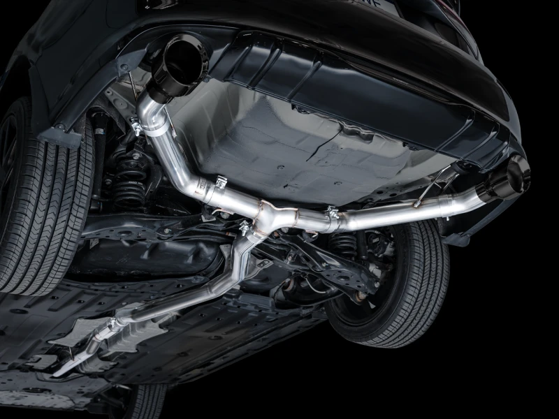 AWE Tuning 22+ Honda Civic Si/Acura Integra Track Edition Catback Auspuff - Doppelte Diamant-Schwarz Spitzen