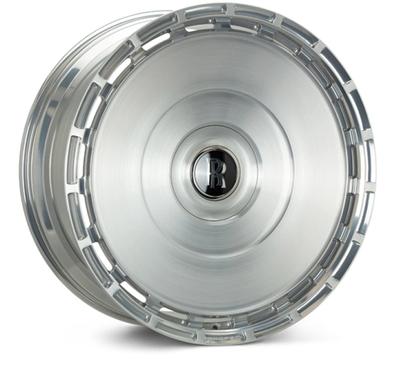 Vossen x Novitec SP3 24x10 ET:16 Brushed - Gloss Clear Rolls-Royce Spectre Rear Wheel