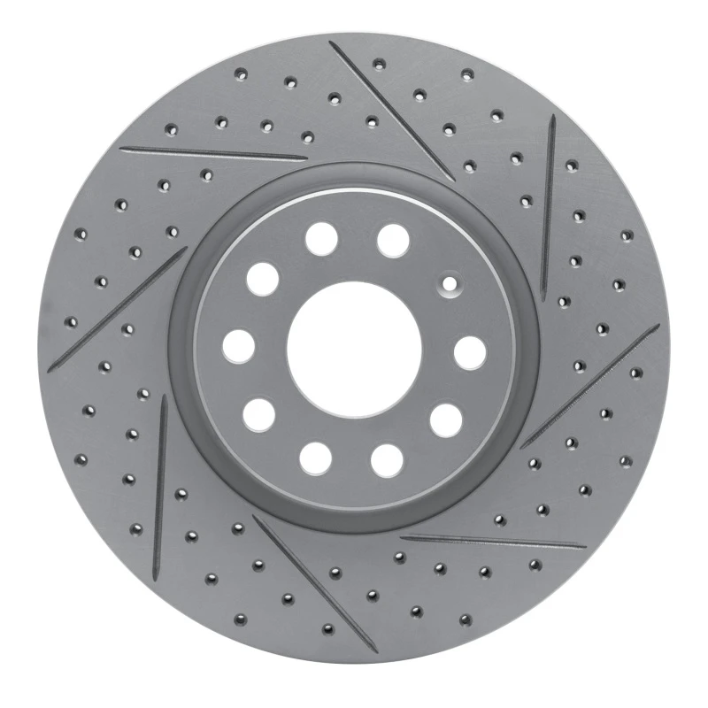 DFC 05-25 Audi Tt Front Right Drilled & Slotted Geoperformance Rotor